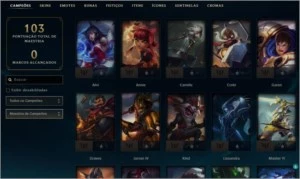 Conta League of Legends - 55 Campeões / 36 Skins / 37000 BE LOL