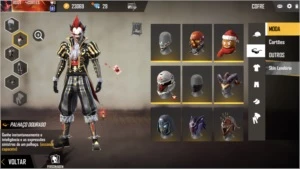 Conta free fire level 59