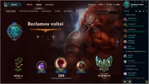 Conta Platina4 74skins - League of Legends LOL