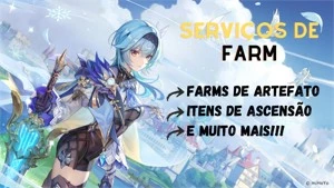 GENSHIN IMPACT SERVIÇOS DE FARM (ARTEFATOS, TALENTOS, ETC)