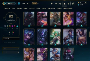 Unranked com 115 Champs e 82 Skins ( MAIN ADC ) - League of Legends LOL