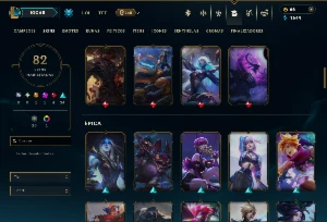 Unranked com 115 Champs e 82 Skins ( MAIN ADC ) - League of Legends LOL