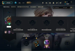 Unranked com 115 Champs e 82 Skins ( MAIN ADC )