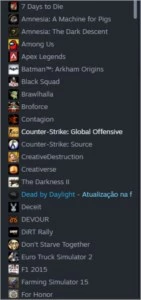 Conta steam +100 jogos