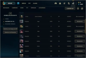Conta prata 3 com 2 skins e 20 champs - League of Legends LOL
