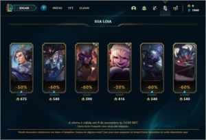 Conta prata 3 com 2 skins e 20 champs - League of Legends LOL
