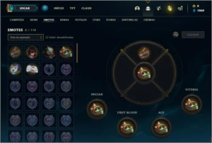 Conta prata 3 com 2 skins e 20 champs - League of Legends LOL