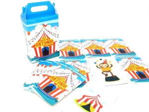 Jogo da Memória Circo 9 Pares com Caixa Maleta