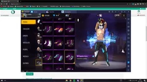 CONTA FREE FIRE FULL GEMADA COM CALÇA ANGELICAL E MUITO MAIS