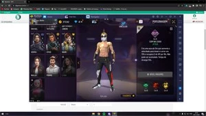 CONTA FREE FIRE FULL GEMADA COM CALÇA ANGELICAL E MUITO MAIS