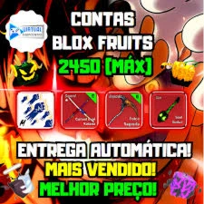 Contas De Blox Fruits Mega Barato - Roblox