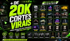 20k Cortes Virais-Memes, Podcasts, Filmes, Carros, Motos etc