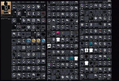 Conta cheia de limiteds e mais de 17k de robux gastos - Roblox
