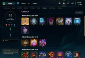 Conta bronze 2 com 13 skins e 39 champs - League of Legends LOL