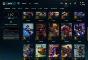Conta bronze 2 com 13 skins e 39 champs - League of Legends LOL