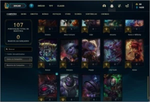Conta bronze 2 com 13 skins e 39 champs - League of Legends LOL
