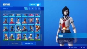Vendo conta Fortnite com várias skins raras + picareta Minty
