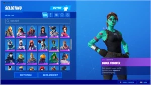 Vendo conta Fortnite com várias skins raras + picareta Minty