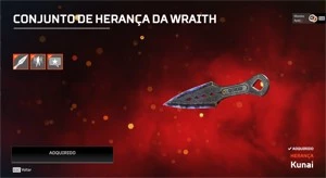 CONTA APEX LV500 MAIN WRAITH COM HERANÇA  (PC) - Apex Legends