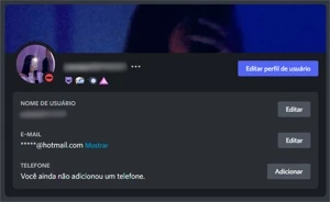 Discord apoiador Inicial - Redes Sociais