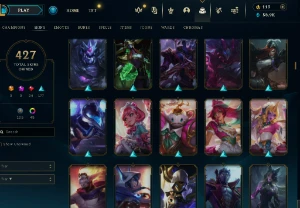 Conta Lol-  427 Skins Prestigio - Lvl 303- Todos Os Campeões - League of Legends