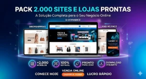 Pack De Sites E Lojas Prontas 2.000 Modelos - Outros