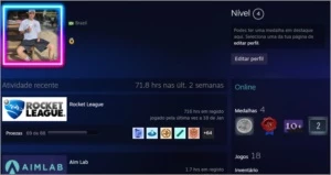 CONTA STEAM NIVEL 4 COM ALGUNS JOGOS