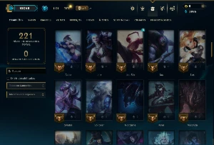 Ouro 4 com 85 Champs e 6 Skins - League of Legends LOL