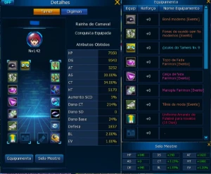 Conta Dmo La Omega - Digimon Masters Online