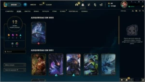 Conta LoL, Várias Skins Boas, Gold 4 - League of Legends