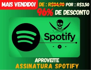 Spotify Premium No Seu Email (Não Necessário Da Senha) - Assinaturas e Premium