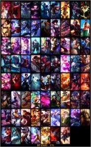 Conta League of Legends S6 Borda de Platina, 113 champions LOL