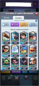 CONTA CLASH ROYALE EXP 13 - 41 CARTAS FULL