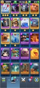 CONTA CLASH ROYALE EXP 13 - 41 CARTAS FULL