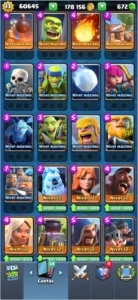 CONTA CLASH ROYALE EXP 13 - 41 CARTAS FULL