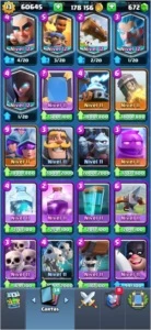 CONTA CLASH ROYALE EXP 13 - 41 CARTAS FULL