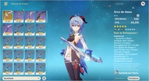 Venti C1 + 5 Personagens 5 Estrelas- América- Genhsin Impact - Genshin Impact