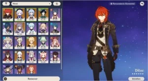 Venti C1 + 5 Personagens 5 Estrelas- América- Genhsin Impact - Genshin Impact