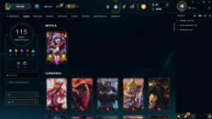 Conta Lol Esmeralda Nivel 310, 115 Skins, 149 Campeões - League of Legends