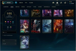 Conta LOL unraked 105 Skins - League of Legends