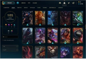 Conta LOL unraked 105 Skins - League of Legends