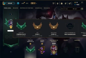 Ouro 3 com 115 Champs e 20 Skins