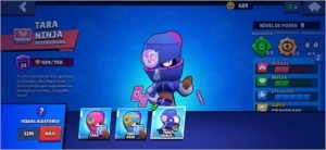 Conta Brawl Stars com 20k de Troféus e skins