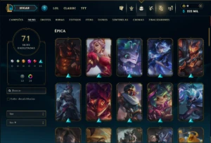 Prata 2 com 95 Champs e 71 Skins ( Mais de 300 Jogos ) - League of Legends LOL
