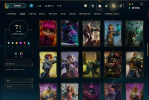 Prata 2 com 95 Champs e 71 Skins ( Mais de 300 Jogos ) - League of Legends LOL