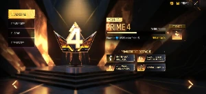 "Conta de Free Fire com Com Angelical amarela"