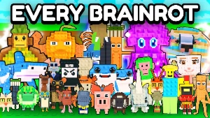 3 Contas De Roubo Um Brainrot Inteira😨😨😨 - Roblox