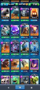 Conta Clash Royale LVL 33(Torre LVL;11,9,9 e 9 330K Ouro e 2