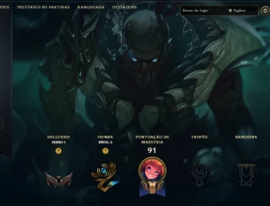 Conta League Of Legends Nfa