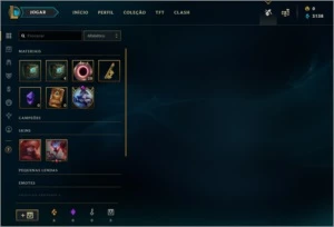 CONTA LOL PRATA 1 4 SKINS LENDÁRIAS - League of Legends